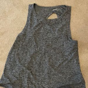 Beyond yoga tank- gray and black